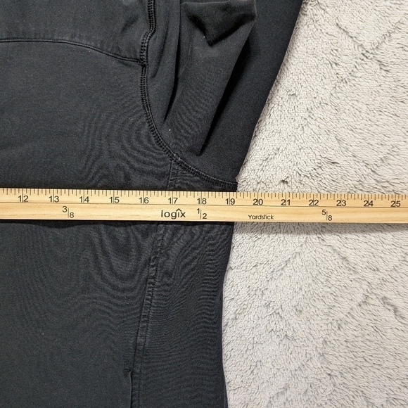 Lululemon Jacket Women's 6 Black Hood Full Zip Luon Back Vent Mesh Thumbholes - Picture 10 of 10